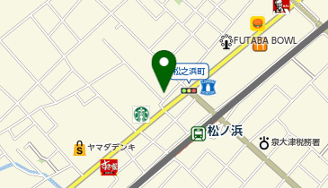 松之浜温泉の地図画像