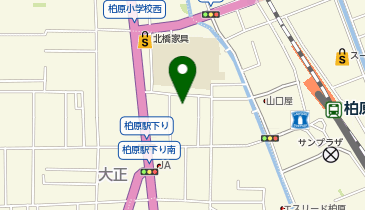新柏原温泉の地図画像