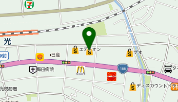 明屋書店 光店の地図画像