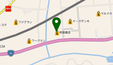 明屋書店 四万十川店の地図画像