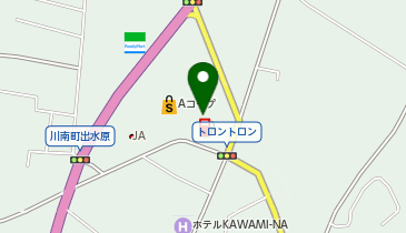 FC明屋書店 川南店の地図画像