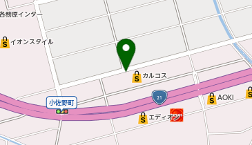 カルコス各務原店の地図画像