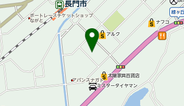 明屋書店 長門店の地図画像