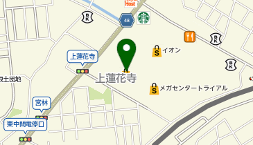 エコリングプラザモールなかま店の地図画像