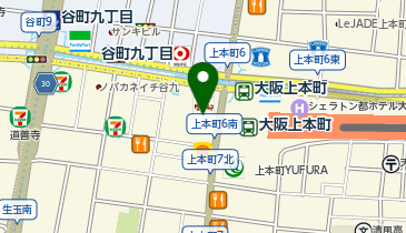 エコリング天王寺上本町店の地図画像