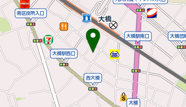 エコリング大橋店の地図画像
