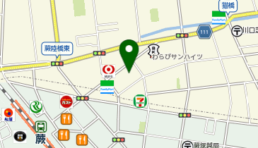 エコリングわらび店の地図画像
