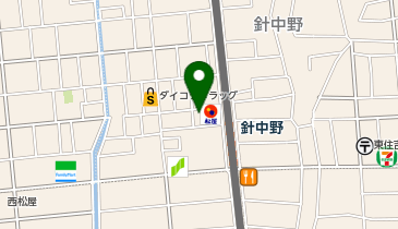 エコリング針中野店の地図画像