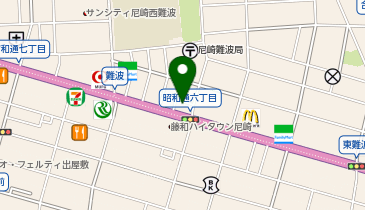 エコリング阪神尼崎店の地図画像