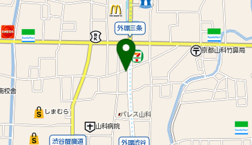エコリング京都山科店の地図画像