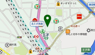 エコリング王子店の地図画像