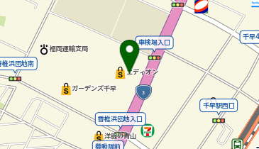 エコリングガーデンズ千早東店の地図画像
