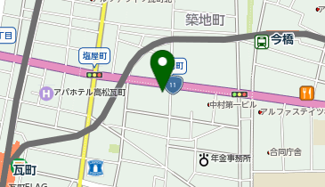 エコリング高松中央店の地図画像