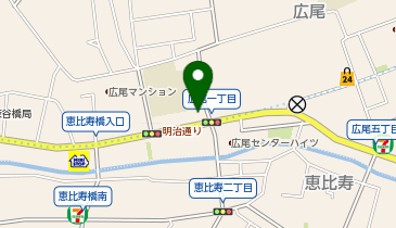 エコリング広尾店の地図画像