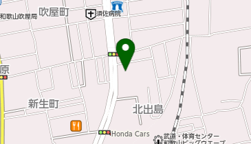 エコリング和歌山国体道路店の地図画像