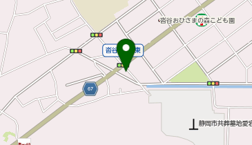エコリング静岡沓谷店の地図画像