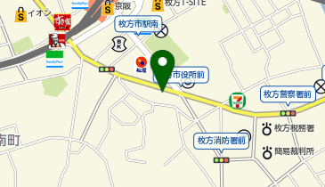 エコリング枚方店の地図画像