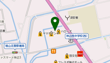 エコリングハローズ神辺モール店の地図画像