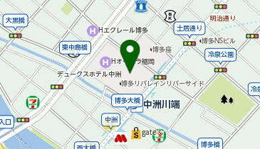 エコリング博多リバレイン店の地図画像