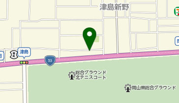 エコリング岡山津島店の地図画像