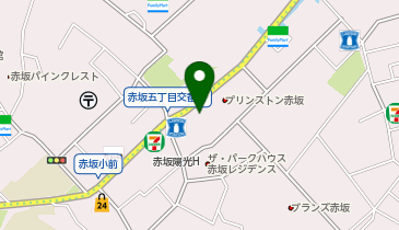 エコリング赤坂店の地図画像