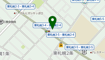 エコリング札幌白石店の地図画像