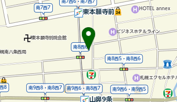 エコリング札幌すすきの西店の地図画像