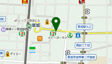 エコリング草加店の地図画像