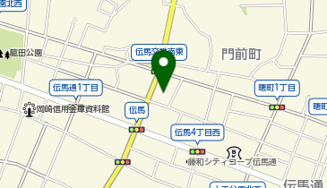 エコリング東岡崎店の地図画像