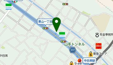 エコリング中目黒店の地図画像