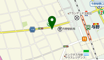 エコリング与野店の地図画像