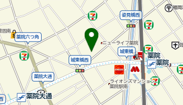 エコリング薬院店の地図画像