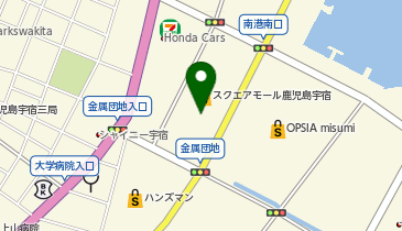 エコリングスクエアモール鹿児島宇宿店の地図画像