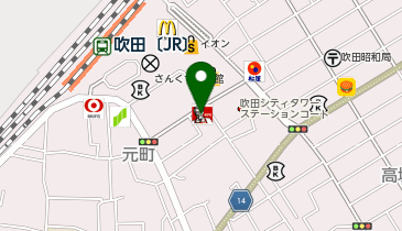 エコリングJR吹田店の地図画像