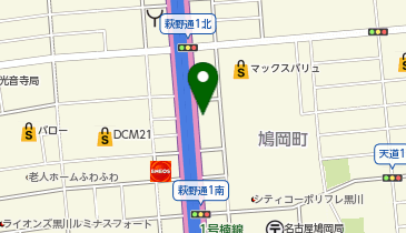 エコリング名古屋黒川店の地図画像