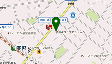エコリング札幌琴似店の地図画像