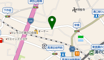 エコリング川崎溝の口店の地図画像