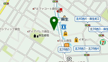 エコリング札幌イオン麻生店の地図画像