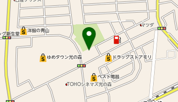 エコリング熊本光の森店の地図画像