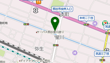 エコリング熊谷店の地図画像