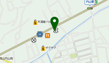 エコリング岡山円山店の地図画像