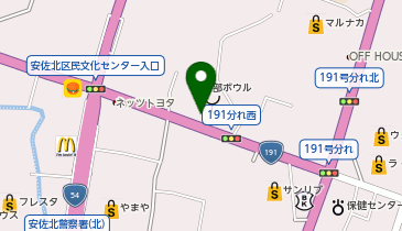 エコリング広島可部店の地図画像