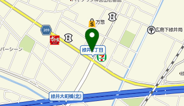 エコリング広島緑井店の地図画像