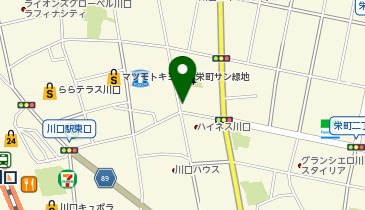 エコリング川口店の地図画像