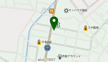エコリング江南店の地図画像