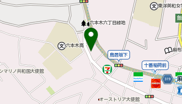 エコリング麻布十番店の地図画像