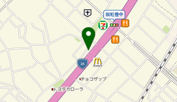 エコリング泉大津店の地図画像
