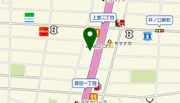 エコリング岡崎上里店の地図画像