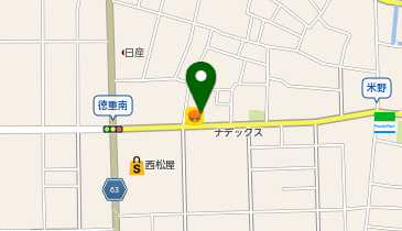 エコリング北名古屋徳重店の地図画像