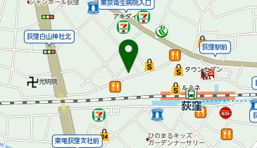 くいもの屋わん 荻窪店の地図画像